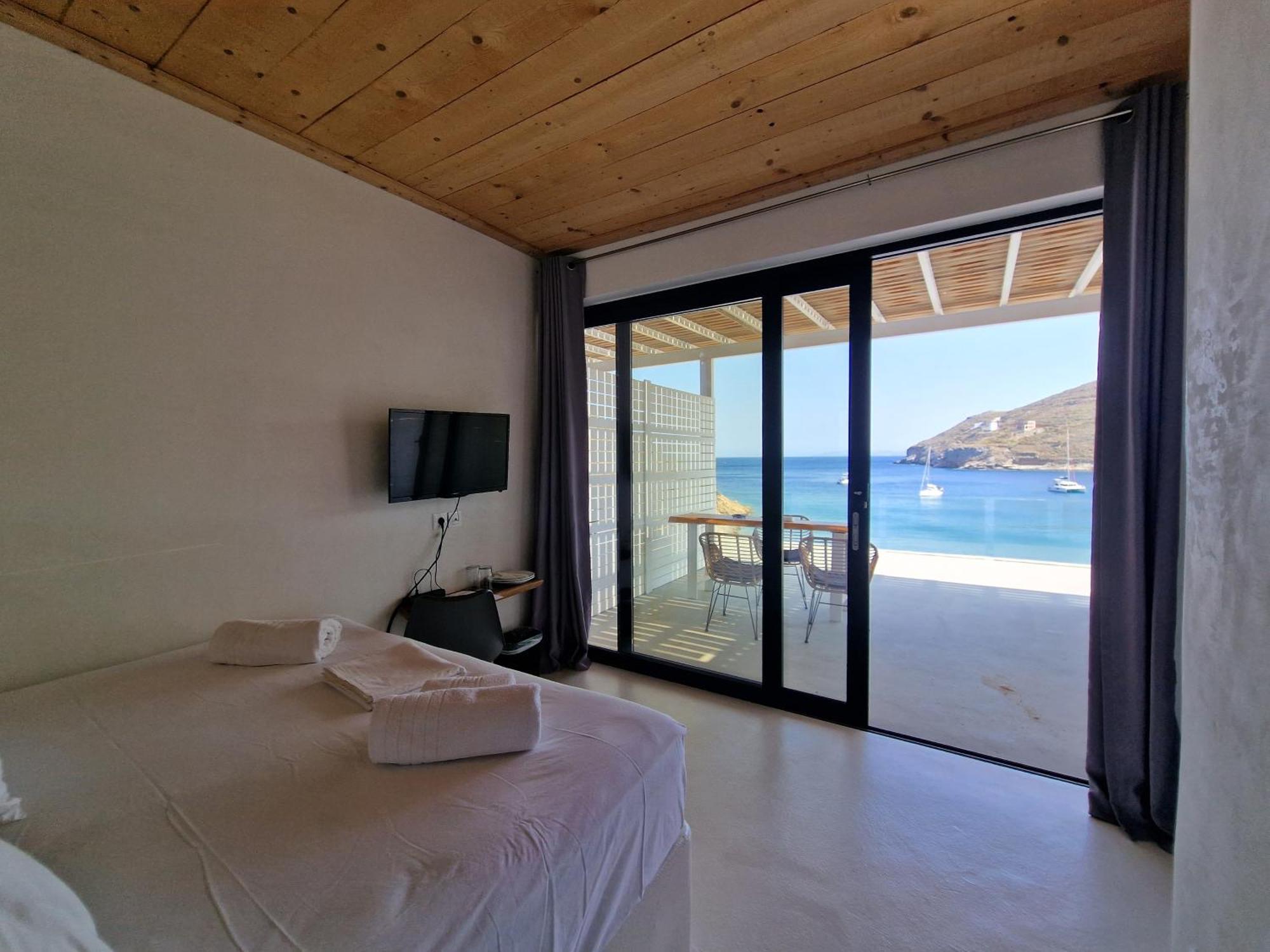 Spathi Beach Suites Kea Kamer foto