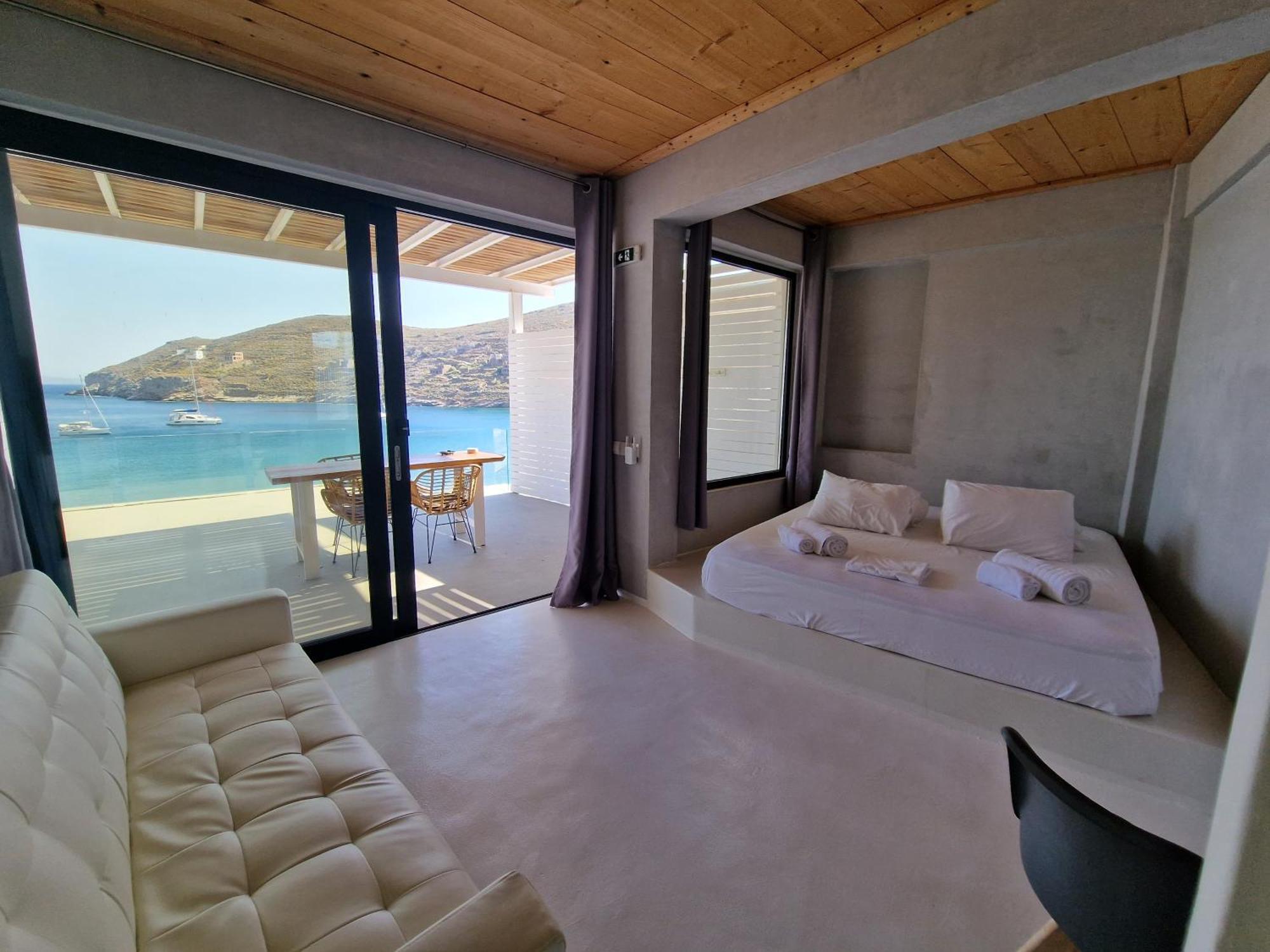 Spathi Beach Suites Kea Kamer foto