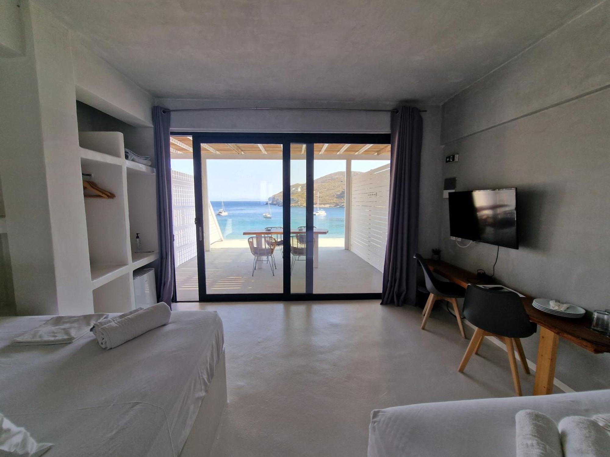 Spathi Beach Suites Kea Kamer foto